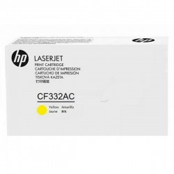 HP Genuine Toner CF332AC (654A) Yellow