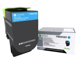 Lexmark Genuine Toner 71B0H20 Cyan