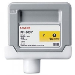 Canon Genuine Ink Cartridge 2961B001 (PFI-303 Y) Yellow