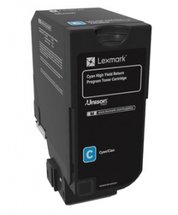 Lexmark Genuine Toner 74C2HC0 Cyan