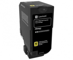 Lexmark Genuine Toner 74C2HYE Yellow