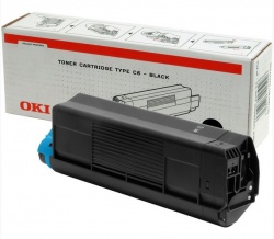 Oki Genuine Toner 42127408 Black 5000  pages