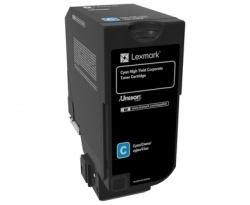 Lexmark Genuine Toner 74C2HCE Cyan