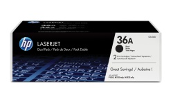 HP Genuine Toner CB436AD (36A) Black