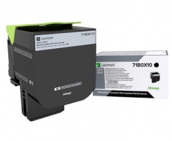 Lexmark Genuine Toner 71B0X10 Black