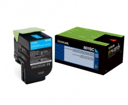 Lexmark Genuine Toner 80C2SC0 (802SC) Cyan