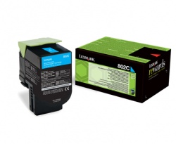 Lexmark Genuine Toner 80C20C0 (802C) Cyan